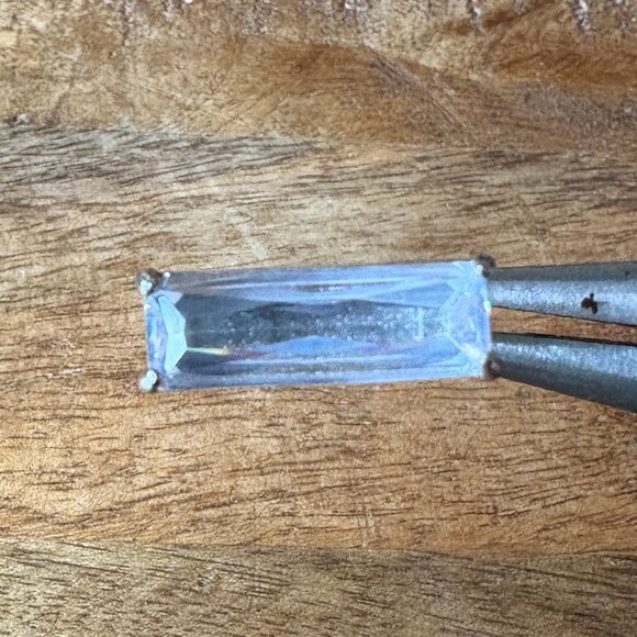 Clear CZ Baguette Ring by Chloe & Isabel, SIZE 6 3/4 - Picture 6 of 12